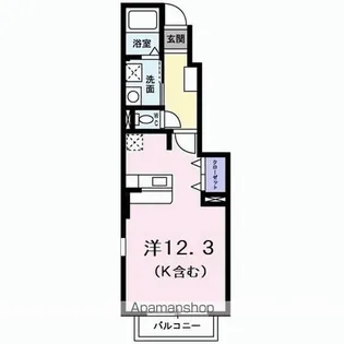プレ・ガール・シェトワ Ⅰ【1階】の間取り