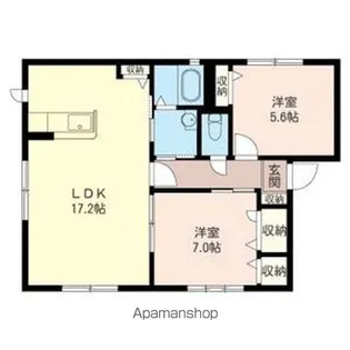 エミネンス【A101号室】の間取り