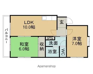 プリミエール鳥居松【3階】の間取り