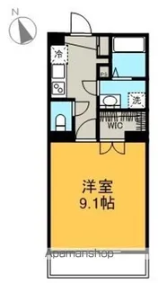 ヴィガラス永田町Ⅱ【2階】の間取り