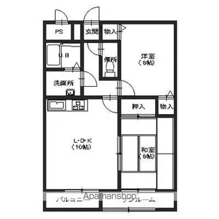 MKFマンション【305号室】の間取り
