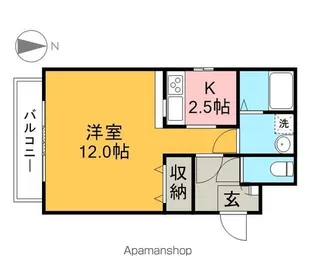 シティパルスギモトⅤ【3階】の間取り