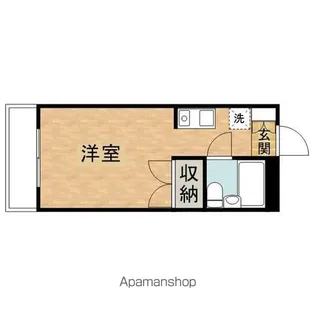 マミリロイヤル永山【102号室】の間取り