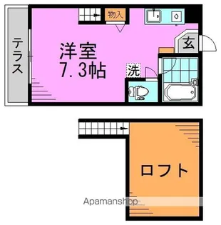 メゾン・ド・リラ【1階】の間取り