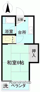 コーポ千寿Ⅰ【2階】の間取り