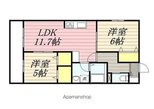 WISTERIA【3階】の間取り