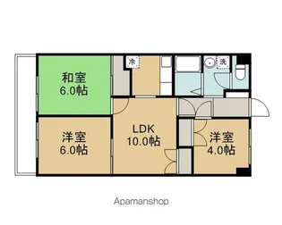 ポートアイランド坂戸【6階】の間取り