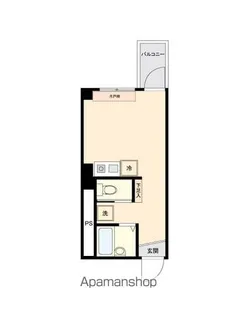 ウエストインパート3【5階】の間取り