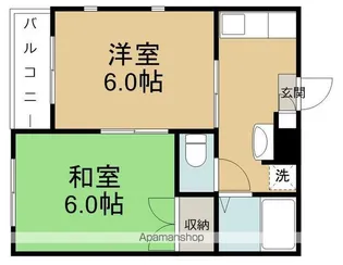 エクセレント南吉成 参番館【1階】の間取り