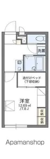 レオパレスソレーユ【2階】の間取り