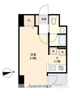 KDXレジデンス仙台駅東【3階】の間取り