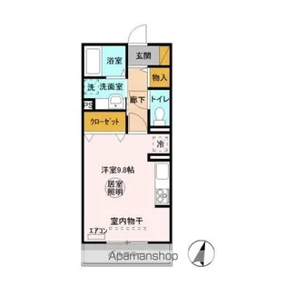 ルミウス B【2階】の間取り