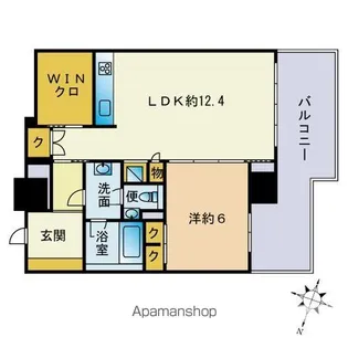 グランドメゾン平尾ザ・スタイル【8階】の間取り