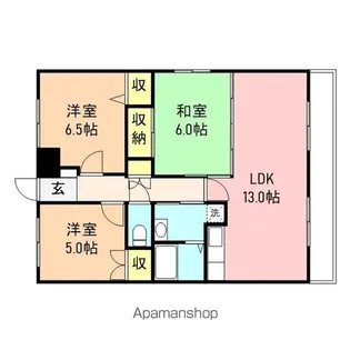 サンアベニューⅡ【3階】の間取り