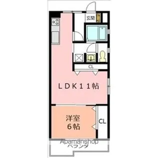 大脇ビル【3階】の間取り