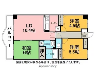フロリッシュ南行徳【5階】の間取り
