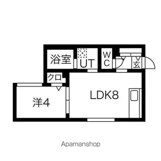 PRESCELTO東札幌【2階】の間取り