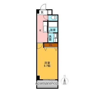 エスパシオ可児【202号室】の間取り