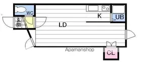 アーバンポエム澄川【106号室】の間取り