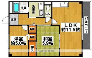 オークス21 【2階】の間取り