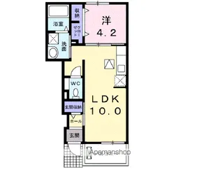 アビタシオン・AYAⅠ【1階】の間取り