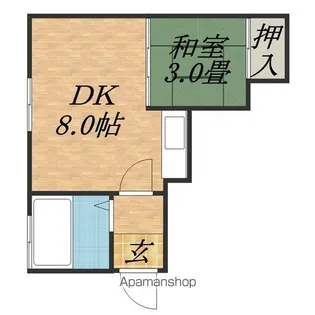 中西ビル【2階】の間取り