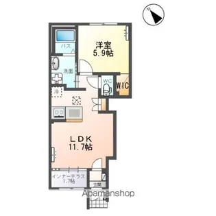 フォレストサイド【1階】の間取り