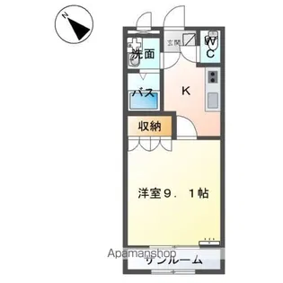 ファイン アミュール【1階】の間取り