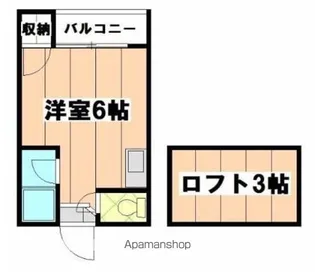 福岡県福岡市東区和白東4丁目【アパート】の間取り