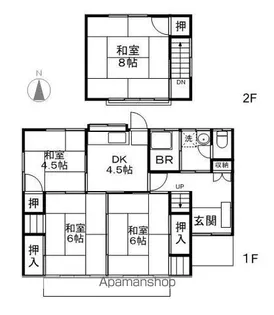 長野県長野市吉田5丁目【一戸建】の間取り