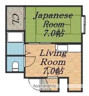 リバージュヴィラ24【101号室】の間取り
