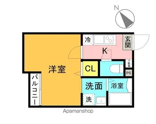 シャインコート武里【1階】の間取り