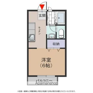 サングリーン住之江【206号室号室】の間取り