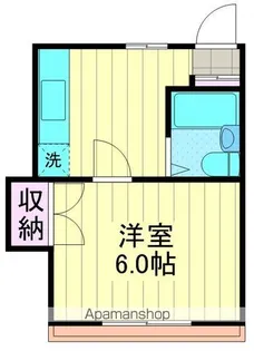 ハイツセブン【202号室】の間取り