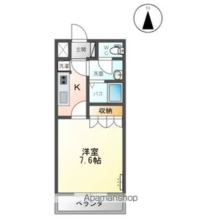 ラ・ジュルネ【2階】の間取り