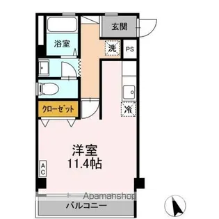 ざおうマンション【2階】の間取り