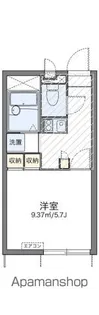 レオパレスサンブリッジ【1階】の間取り