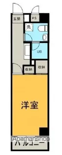 グランドール濱本【7階】の間取り