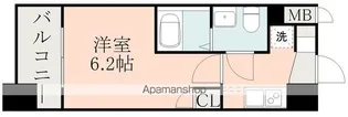 S−RESIDENCE照国ASCENT【8階】の間取り