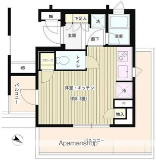 パークホームズ目黒アーバンレジデンス【2階】の間取り