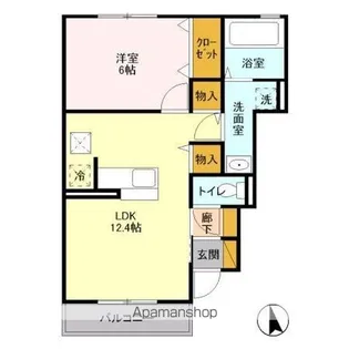 トレジャーズ【1階】の間取り