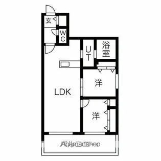 クラス伏見レジデンス【4階】の間取り