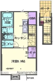 スターク【202号室】の間取り