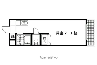 グランビィア御蔭【302号室】の間取り