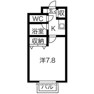 グレイス三好【206号室】の間取り