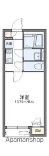 レオネクストシモイフク【203号室】の間取り
