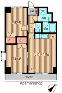 サンプレイス早宮【1階】の間取り