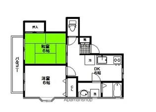 サンコーポ庄子【1階】の間取り