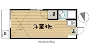 パールハイツ【106号室】の間取り