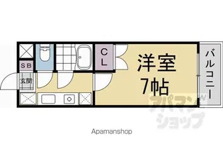 スカイハイツ中野【103号室】の間取り